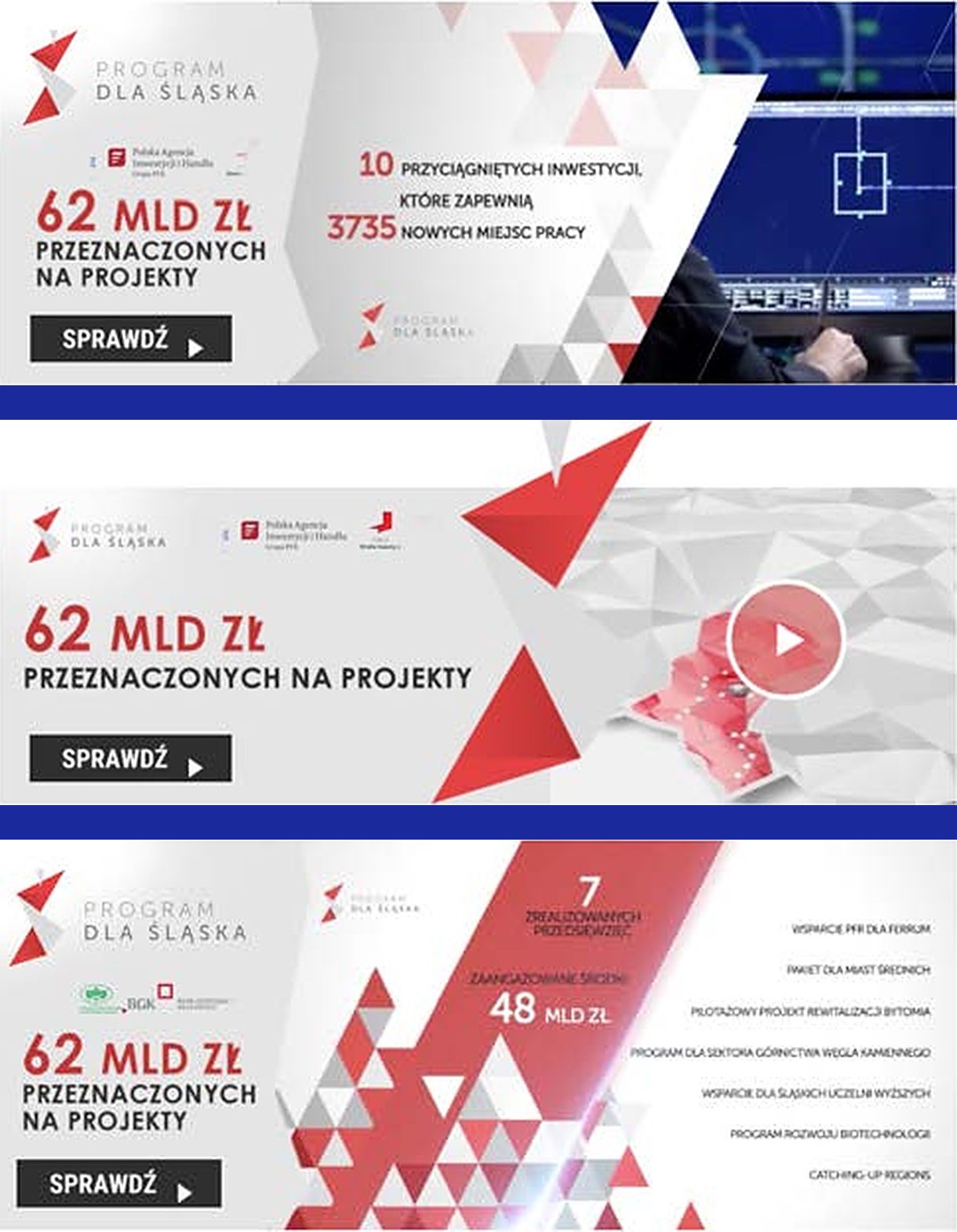 Baner kampanii Program dla Śląska