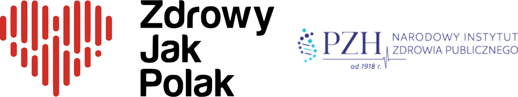 Logotypy Zdrowy jak Polak i NIZP-PZH